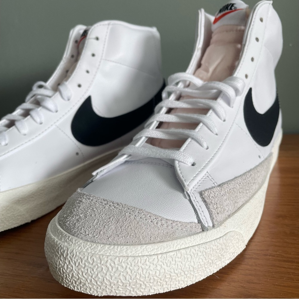 Nike Blazer 77 Vintage Style High Top Sneakers Classic Basketball Men 13 White